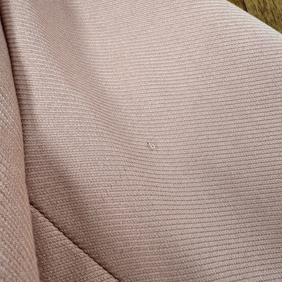 Zara Open Front Boyfriend Pink Coat XS - Picture 16 of 16